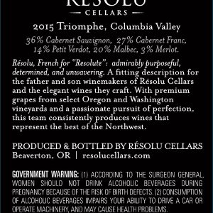 2015 Triomphe Signature Bordeaux Blend - Columbia Valley